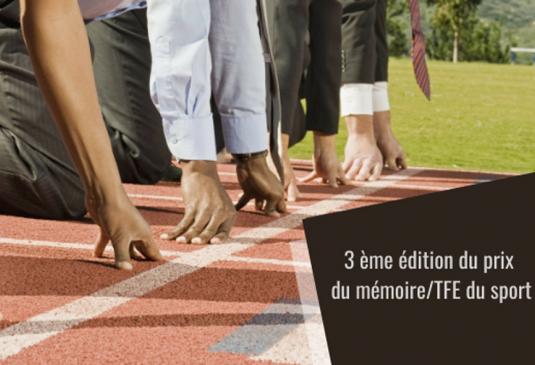 3ème édition du prix du mémoire/TFE du sport