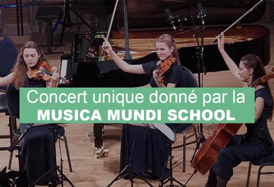 Concert Musica Mundi School - Fonds Ariane