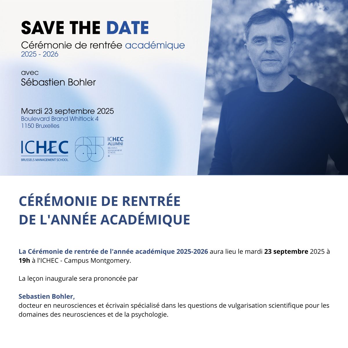 Rentrée académique 2025-2026
